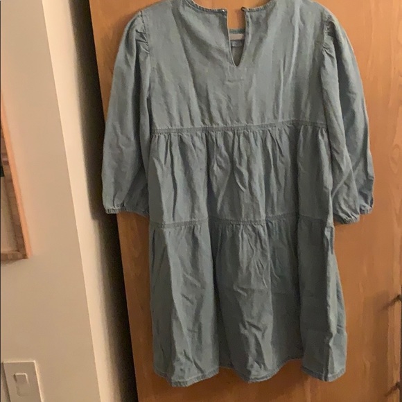 NWT-in packaging, mango M shift chambray dress - Picture 3 of 4